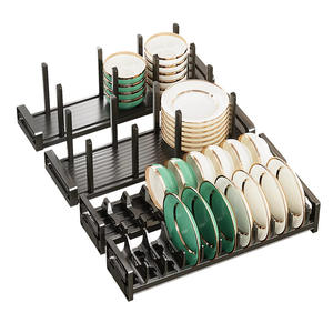 Support de rangement pour bol et assiette Organisateur de tiroirs de cuisine Boîte de rangement pour <span class=keywords><strong>vaisselle</strong></span> et baguettes intégrée pour l'intérieur de l'armoire - Product Image 1