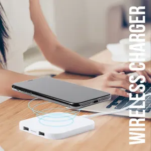 New Type Multiple Colors Available Wheat Straw Wireless Charger Practical Phone Wireless Chargers