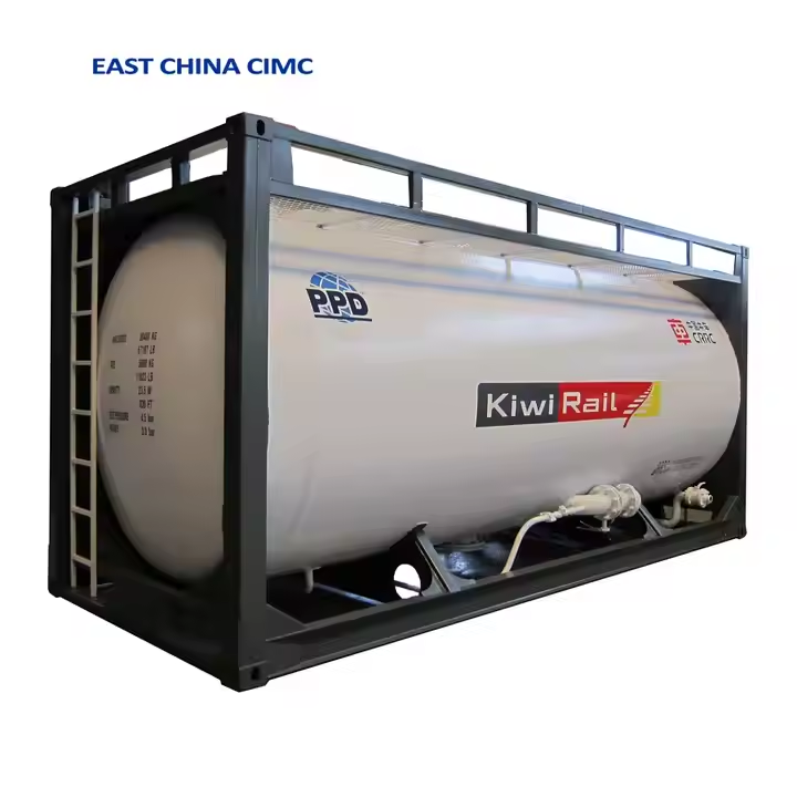 Высококачественный 20ft ISO танк контейнер прочный углеродистой стали дизайн CCS Сертифицированный коммерческий грузовик прицеп