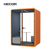 Pod de bureau adaptable en gros avec table en stratifié compact durable pour les lieux de travail modernes