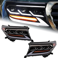 Conjunto de Faros Delanteros LED Modificados para Toyota Land Cruiser 2008-2015, Repuesto de Faros, Suministro de Fábrica, Autopartes -- Un Par