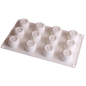 Moule à gâteau en silicone cylindrique, résistant au four, pour la cuisson de mousses, moule à chocolat DIY, qualité alimentaire, antiadhésif, réutilisable - Product Image 5