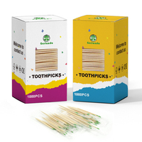 Brochette de dents en bambou naturel avec logo personnalisé Fabricant de bâtons Cure-dents en bambou à bas prix d'usine
