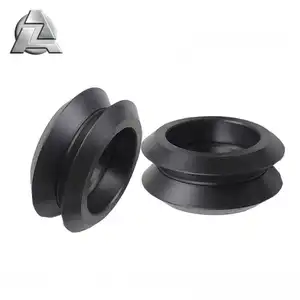 CNC de alta precisión Xtreme negro v Mini rueda para ranura en v lineal sistema ferroviario 3D impresora accesorios de la rueda de nylon para rodamientos