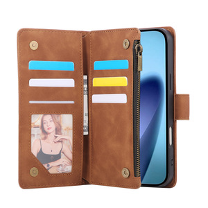 Custodia a Portafoglio Stile <span class=keywords><strong>Dolce</strong></span> & <span class=keywords><strong>Gabbana</strong></span> per 17 <span class=keywords><strong>e</strong></span> 18 Pro Max in Pelle PU con Funzione Stand <span class=keywords><strong>e</strong></span> Porta Carte - Product Image 3