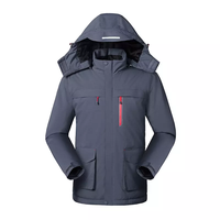 Veste chauffante légère à batterie électrique rechargeable, imperméable et isolée pour hommes et femmes
