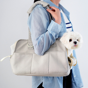 Fluggesellschaft-Zugelassene Niedliche Weiche Sechs-Taschen Waschbare Umhängetasche Haustier-Tragetasche Auto Zusammenklappbare Luxus-Hundetasche für Kleine Hunde - Product Image 2