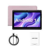 Tablette éducative pour enfants de 7 pouces, nouvelle, en gros, avec processeur quadricœur A133, Android 14, écran capacitif, Wi-Fi