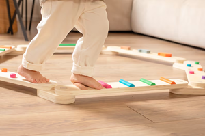 Poutre d'équilibre en bois Montessori pour tout-petits pour le type de lits d'enfants de ferme - Product Image 6