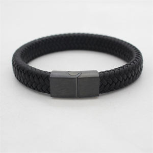 <span class=keywords><strong>Bracelet</strong></span> magnétique <span class=keywords><strong>en</strong></span> acier inoxydable pour <span class=keywords><strong>homme</strong></span>, bijoux de <span class=keywords><strong>luxe</strong></span>, <span class=keywords><strong>bracelet</strong></span> <span class=keywords><strong>en</strong></span> <span class=keywords><strong>cuir</strong></span> tressé personnalisé - Product Image 5