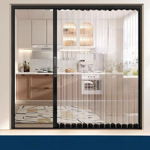 <span class=keywords><strong>Porta</strong></span> Scorrevole Pieghevole <span class=keywords><strong>Trasparente</strong></span> a Doppia Anta, Divisorio Invisibile per <span class=keywords><strong>Cucina</strong></span> e Bagno - Product Image 5