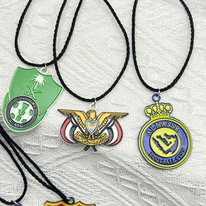 Collar con Colgante de Logotipo de Club de Fútbol, Llavero de Metal de Aleación de Zinc para Regalo de Aficionados, Primavera 2025, Origen Yiwu - Product Image 2