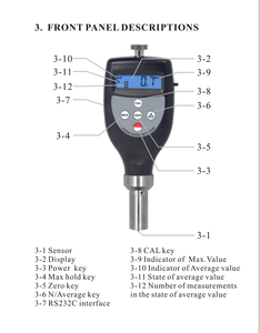 LANDTEK Máy Đo Mật Độ Gỗ Kỹ Thuật Số Máy Đo Mật Độ HT-6510DEN - Product Image 6