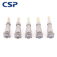 Conector Eléctrico Circular BNC de Alta Calidad FQ14 Personalizado de 14.5mm, 2 Pines, 3 Pines, 7 Pines, Impermeable, para Aviación