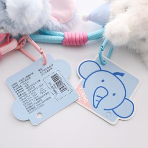 HECION Porte-clés Peluche Éléphant à Grandes Oreilles, Adorable Pendentif de Sac pour Filles, Style <span class=keywords><strong>Furet</strong></span> Européen Mignon - Product Image 6