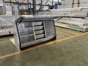 Cassetta Portautensili Premium in Acciaio Verniciato a Polvere di Alluminio <span class=keywords><strong>per</strong></span> Stoccaggio e <span class=keywords><strong>Lavoro</strong></span> su Ute/Pickup - Product Image 4