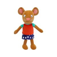 Jouets en peluche de dessin animé Posy et Pip, lapins en peluche, en polyester, pour bébés de 0 à 24 mois, unisexe, vente en gros pour l'exportation