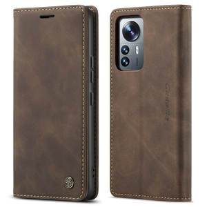 CaseMe PU Funda de cuero magnético para Xiaomi 12 Lite 11 Pro <span class=keywords><strong>PocoX3</strong></span> M3 Stand Coque Flip Wallet Funda protectora Stand - Product Image 5