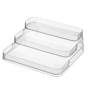 Transparent Pet Cosmetic Organizer With <b>Drawers</b> Simple Style <b>Plastic</b> Makeup <b>Storage</b> Box For Desktop Bathroom 6-10L Capacity - Product Image 5