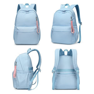 Mochilas escolares de estilo sencillo <span class=keywords><strong>para</strong></span> niños y <span class=keywords><strong>adolescentes</strong></span>, mochila con función de almacenamiento de <span class=keywords><strong>libros</strong></span> - Product Image 4