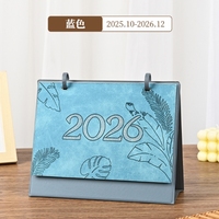 Calendrier en cuir 2026, personnalisé, haut de gamme, pièce décorative de bureau créative, assemblage personnalisé, année du cheval, date, photo