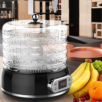 Compacte 5-laags fruitdroogmachine, draagbaar & energiezuinig, ideaal voor huisdierenvoer en groentesnacks, Sunsir OEM/ODM
