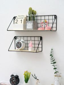 Ins Creative Style Hanging Shelving Wall Decoration Nordic Style Wall Shelving <b>Storage</b> Rack Living Room - Product Image 2
