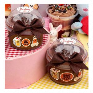 ชุดของเล่นดินน้ำมันและสไลม์ DIY สุดสร้างสรรค์ พร้อมท็อปปิ้งกรุบกรอบ ชุดของขวัญเสริมพัฒนาการทางประสาทสัมผัส ปลอดภัย สีสันสดใส สนุกสนานสำหรับเด็ก - Product Image 2