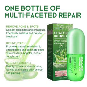 EELHOE Gel de Aloe Vera Clear Acne Defense Gel Hidratante Calmante y Calmante de Imperfecciones Eliminación de Acné Gel PARA EL Cuidado DE LA Piel - Product Image 3