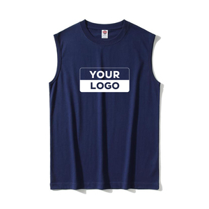 Chaleco Deportivo Casual de Algodón de 220 g/m² para Hombre, Talla Grande, Transpirable, Antipilling, Tejido, para Gimnasio y Entrenamiento, Verano 2026 - Product Image 3