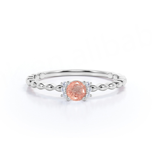 <b>925</b> <b>Silver</b> <b>Ring</b> with Oregon Sunstone Gemstone Gorgeous Designs for Wedding or Party Handmade Jewelry From Bend Oregon - Product Image 4