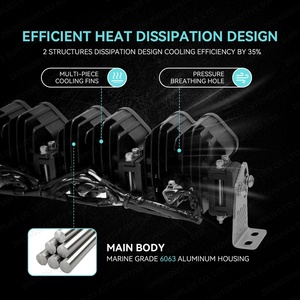 Barre lumineuse LED modulaire et connectable de 38 pouces pour toit de <span class=keywords><strong>Toyota</strong></span> Hilux Vigo Nissan NP300, réflecteur DRL ambre, éclairage de travail tout-terrain IP69K - Product Image 6