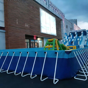 Tobogán Acuático Inflable de Grado Comercial Hualong con Temática de <span class=keywords><strong>Bob</strong></span> <span class=keywords><strong>Esponja</strong></span>, con Piscina, Rayas Rosas y Blancas, para Niños, <span class=keywords><strong>Parque</strong></span> Acuático de Verano - Product Image 5
