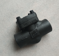 Vanne de retenue forgée à piston de type SW DN25 ASTM A105 CL800 à extrémité soudée