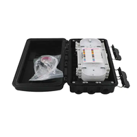 Caja Terminal Óptica FTTH para Exteriores Personalizada, 16 Puertos, Caja de Distribución de Fibra Óptica con Divisor PLC FTTH 1x16Nap 1x8Caja