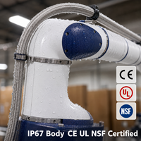 Paletizador de Alta Velocidad JINWEI DS-CR17-G/S, 17 kg, 2047 mm, 13 piezas/min, CE NSF ISO 12100, para Envasado de Alimentos y Productos para Mascotas, Sin Necesidad de Programación