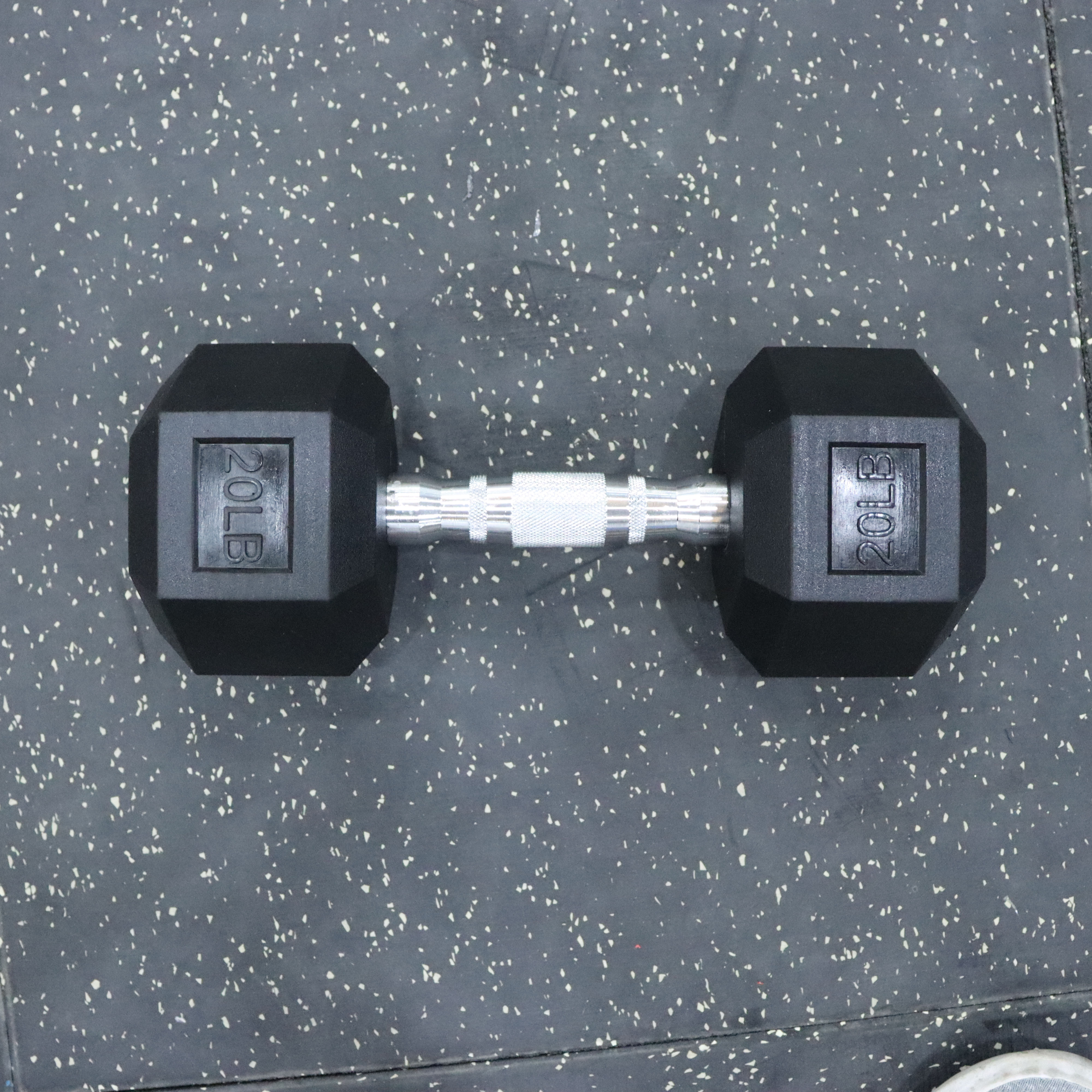 Cast Iron Fitness Hex Dumbbell Rubber Encased Manufacturers Non-slip Grip Cast Iron Exercise Dumbbells Set