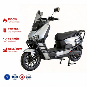 Newspeed Heavy Duty 1500w 72v Motorcycle for Food Delivery High Speed Scooter with Crash <b>Bars</b> and Rear Rack Ns-069 1000w High - Product Image 1