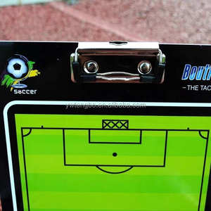 Planche de coaching de football en PVC portable Entraîneur de football Tactique Presse-papiers de recherche avec dossier magnétique pour <span class=keywords><strong>livre</strong></span> de coaching - Product Image 6