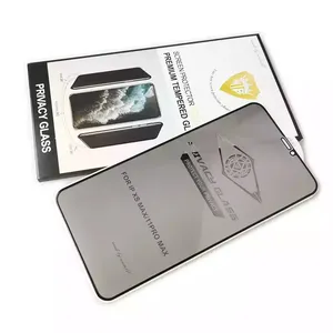 Protecteur d'écran Anti-espion pour téléphone portable, verre trempé pour iPhone X XR 12 13, verre trempé Anti-choc pour écran Mobile
