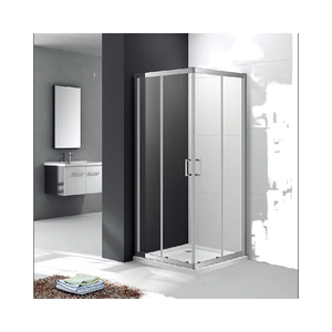 Panneaux muraux de <span class=keywords><strong>douche</strong></span> en verre trempé design moderne 6mm 8mm <span class=keywords><strong>avec</strong></span> cadre en aluminium <span class=keywords><strong>porte</strong></span> coulissante style ouvert pour salle de bain dans les hôtels - Product Image 1