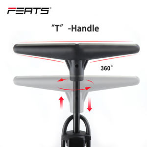 Cuerpo de acero y Base TPR, 160psi, con adaptador de válvula A/V D/V, 100cm, manguera, bomba de <span class=keywords><strong>suelo</strong></span>, accesorios <span class=keywords><strong>para</strong></span> bicicleta - Product Image 2