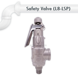 วาล์วระบายแรงดันปรับได้แบบปลอดภัย L8SP/L8-LSP CF8M SUS316 - ขนาดพอร์ตมาตรฐาน 1/2"-2" - Product Image 3