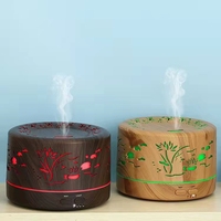 Diffuseur d'huiles essentielles intelligent à ultrasons, vente chaude, 500 ml, avec télécommande