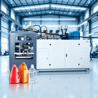 Machine de soufflage par extrusion automatique pour la fabrication de bouteilles de détergent à lessive