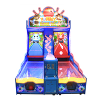 Mini-jeu de bowling pour enfants sur le thème des animaux de dessin animé, machine à prix pour divertissement intérieur