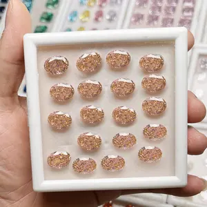 Высокое качество синтетический алмазный Цирконий драгоценный камень овальной формы измельченный кубический цирконий для ювелирных изделий