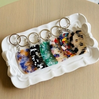 Nouveau Mini Peigne en Silicone Acétique Anime, Accessoire Pendentif Porte-clés, Peigne Compact Anti-Emmêlement Haute Qualité