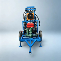 Máquina Perforadora de Pozos de Agua Móvil LY150 con Motor Diésel para Proyectos Rurales en África, Riego de Campos Agrícolas y Perforación de Pozos de Agua Potable