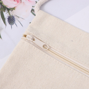 Sac bandoulière mini simple pour femme en toile peinte à la main, sac à bandoulière à personnaliser avec fermeture éclair, idéal pour les étudiants et le shopping - Product Image 5